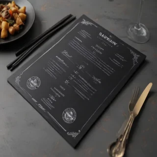 restaurant menu mockup free