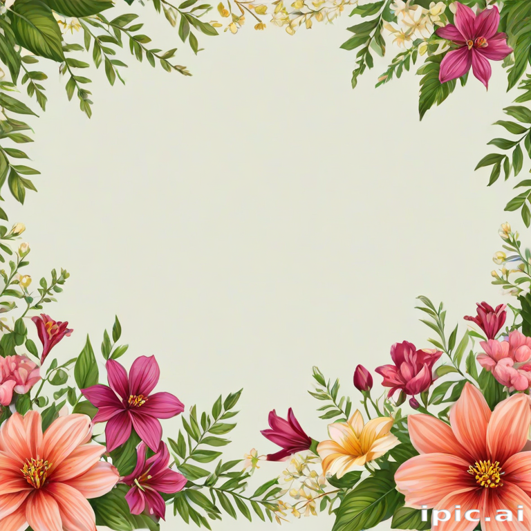 border flower png