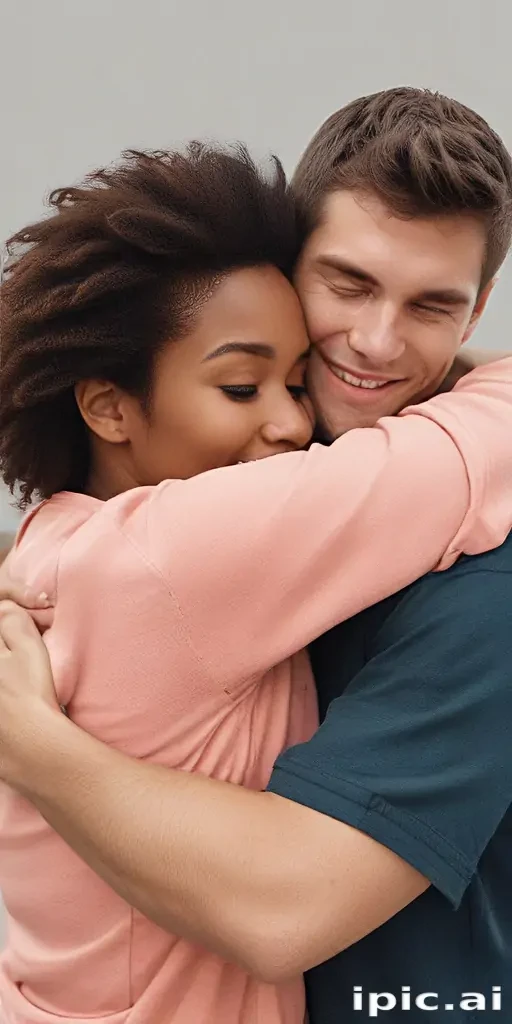 hugging png