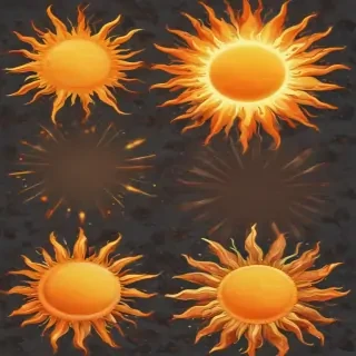sun clip art transparent background