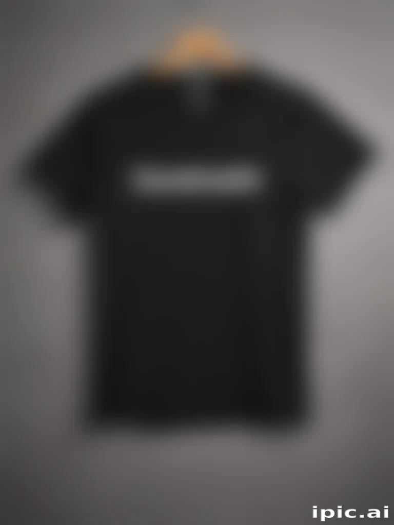 black t shirt mockup free