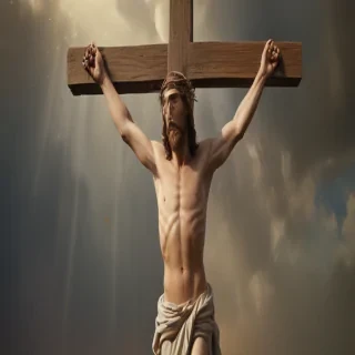 pictures of jesus on a cross