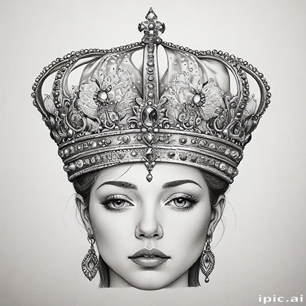 crown drawing