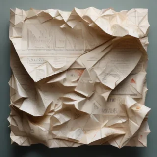 crumpled paper overlay