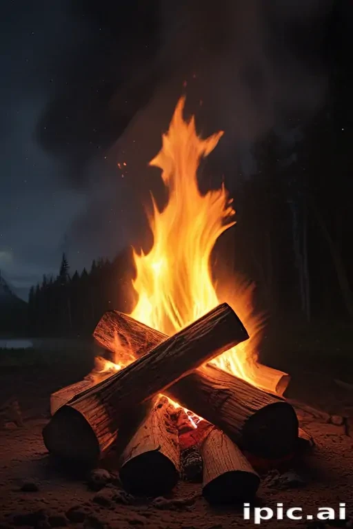 camp fire png