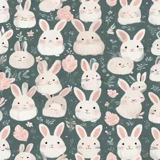 cute bunny background