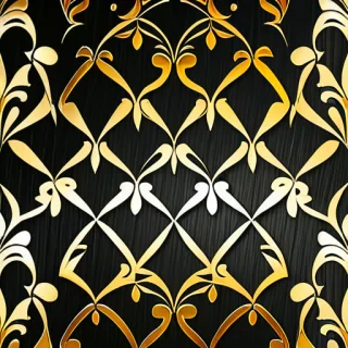 wallpaper black golden