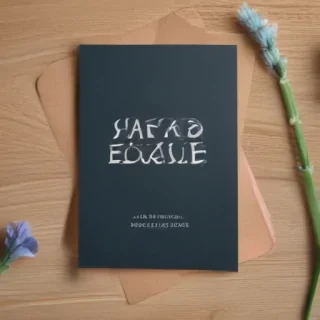 greeting card mockup