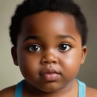 fat black kid