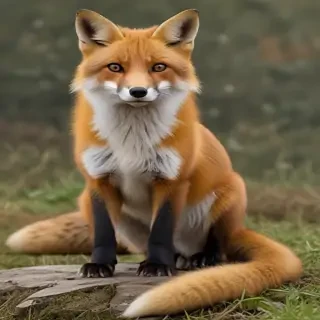 background fox