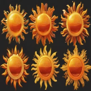 sun clip art transparent background