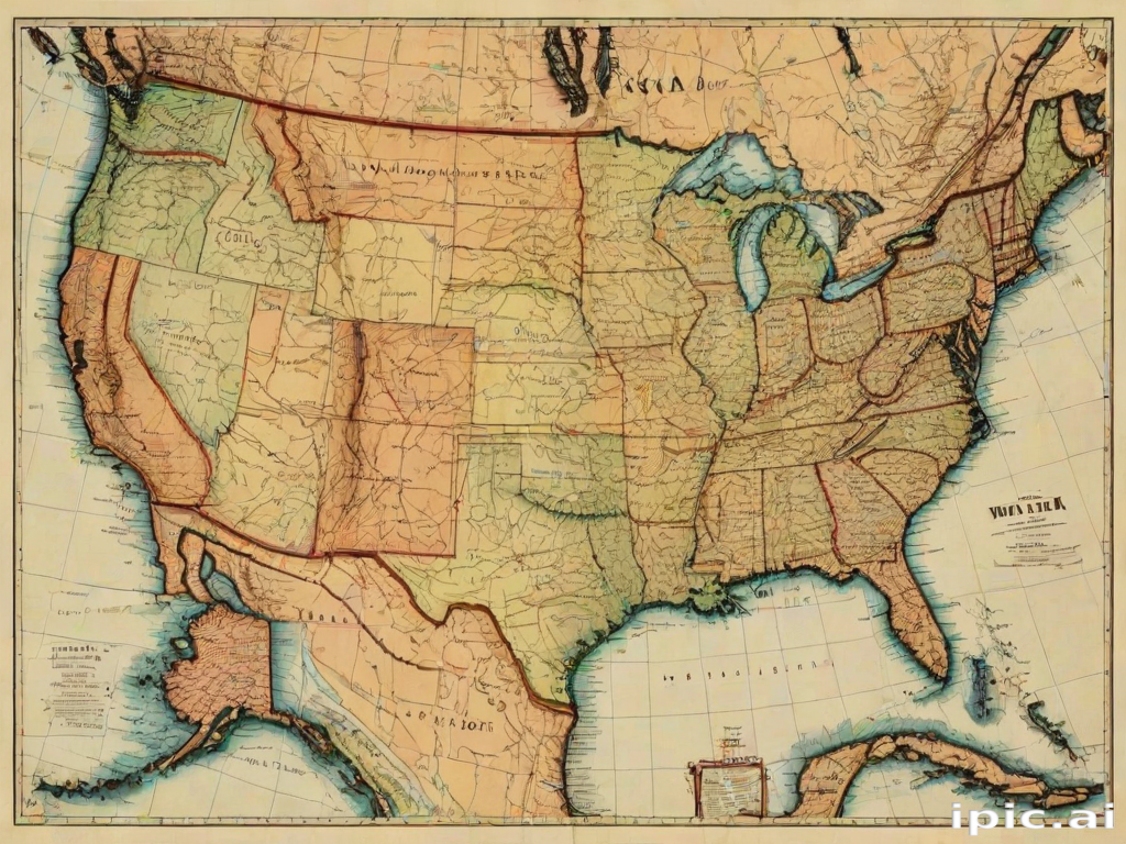 map of usa