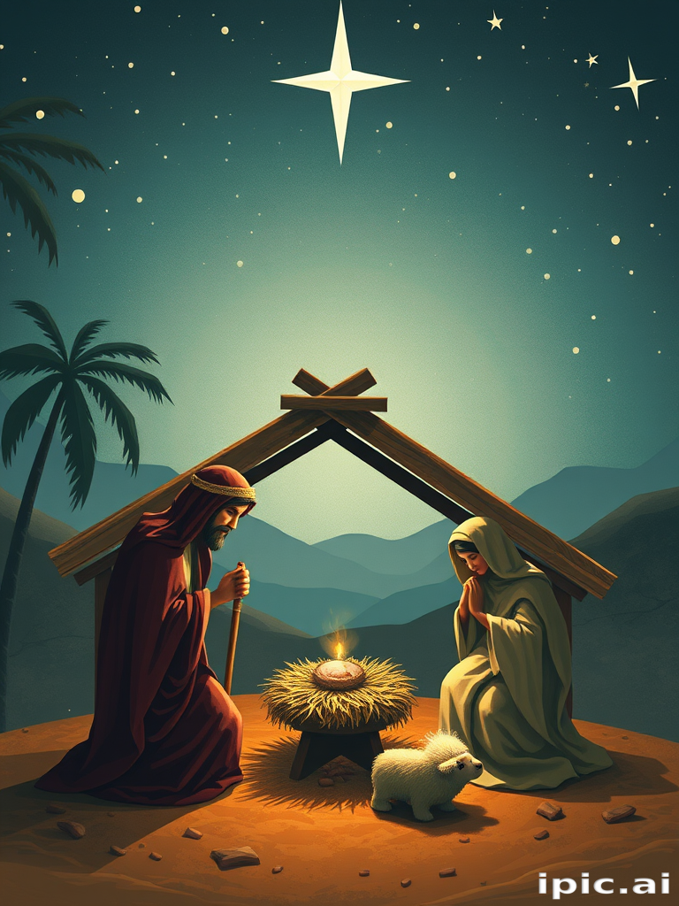 free nativity scene background images