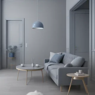 grey blue aesthetic