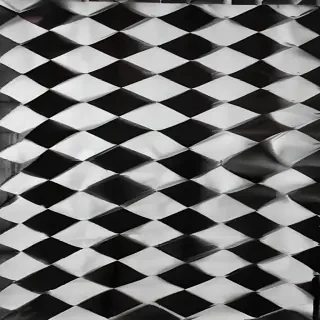 black and white checkered background