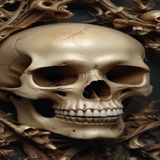 skull background