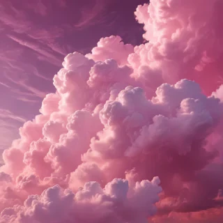 pink cloud background