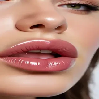 transparent lips
