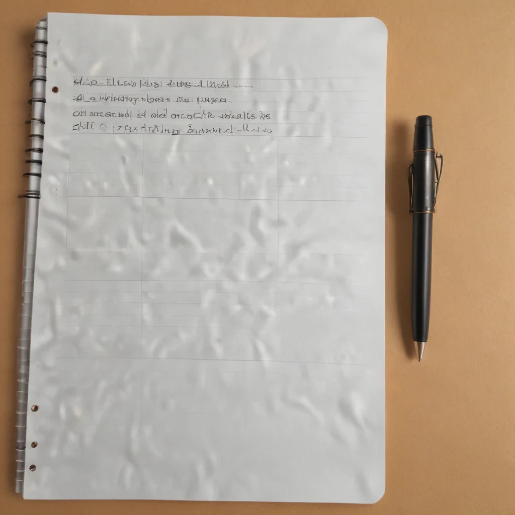 notebook paper image