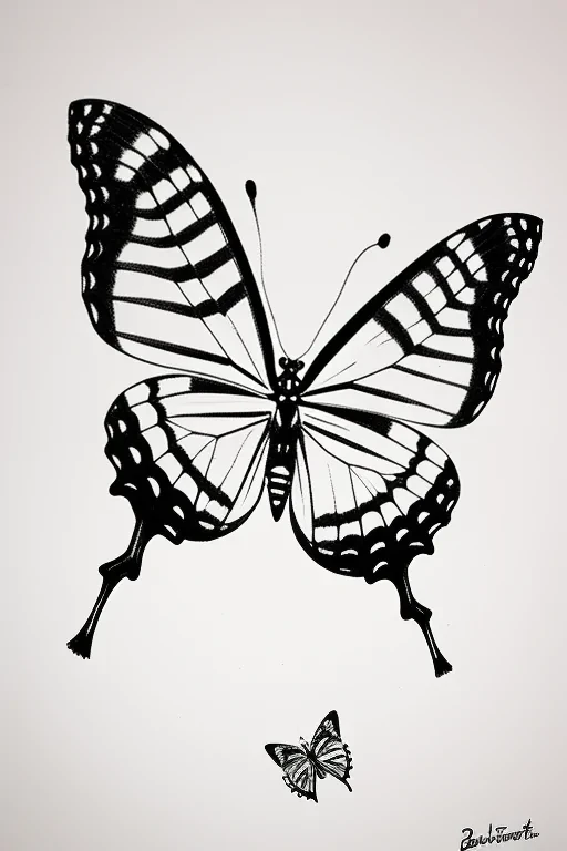 buterfly drawings