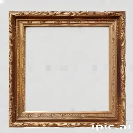 wooden picture frame png