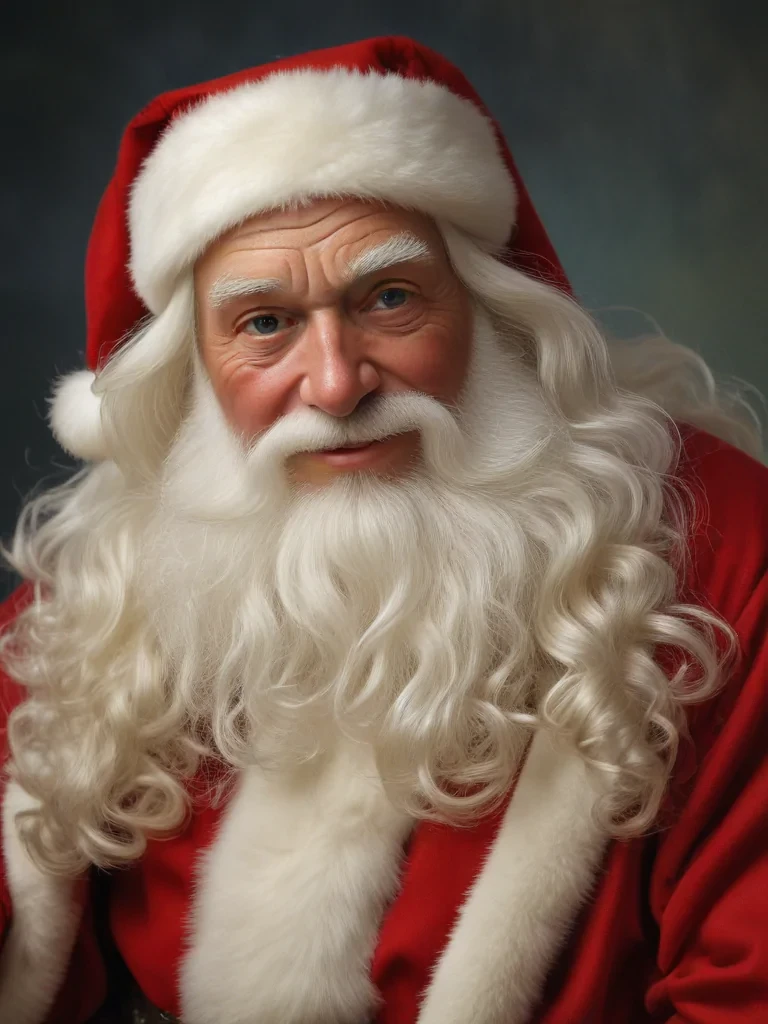 images of vintage santa