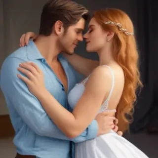 couple drawing poses