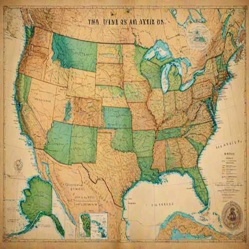 mapa usa
