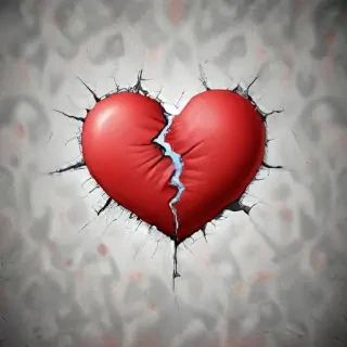 broken heart background