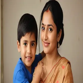 indian mom and son