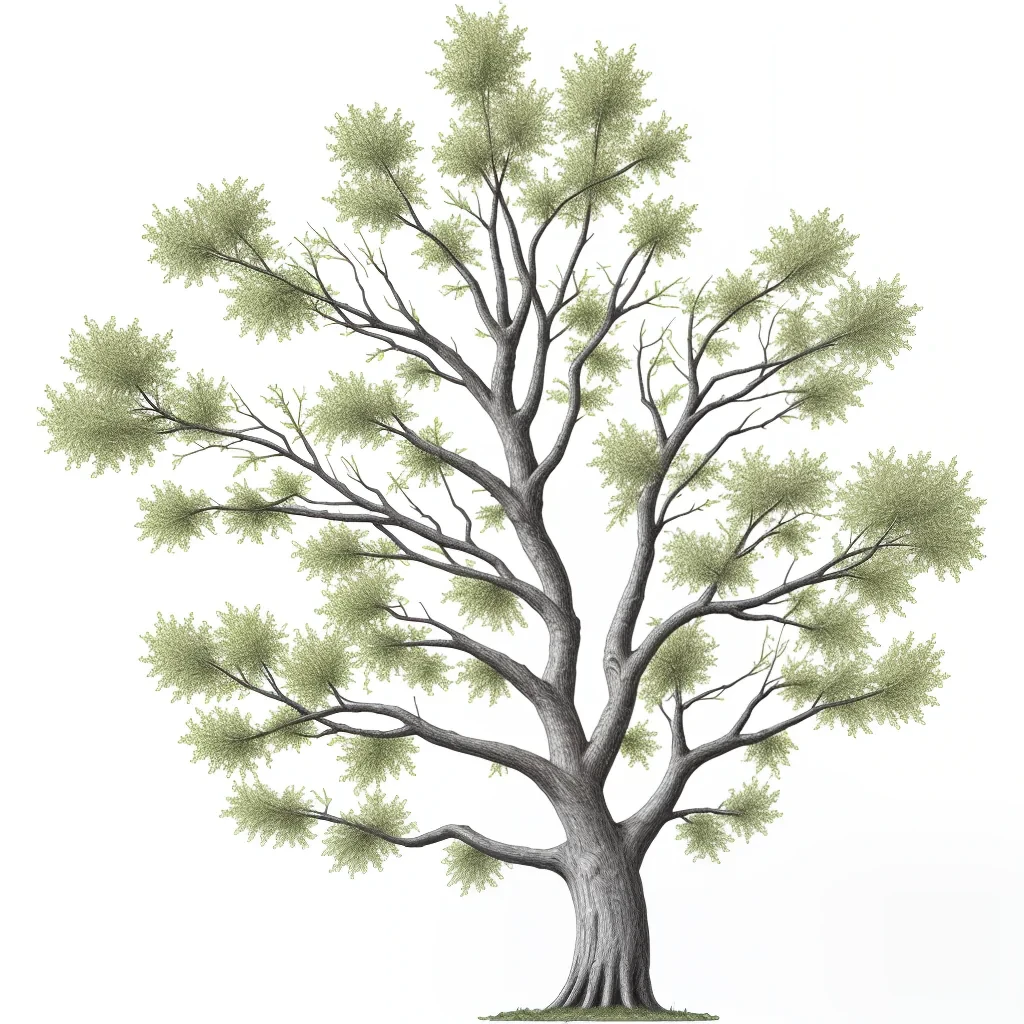 tree drawing png