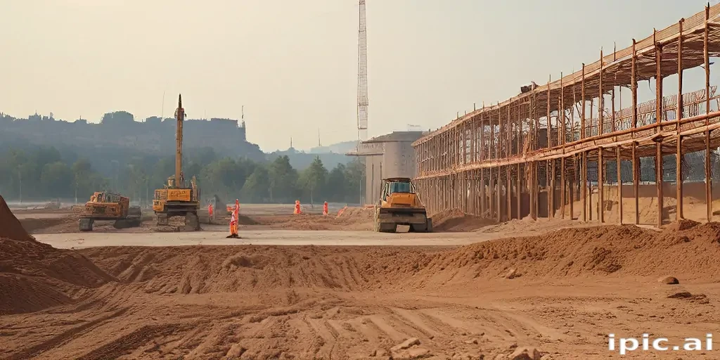 construction site background