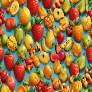 cartoon fruit