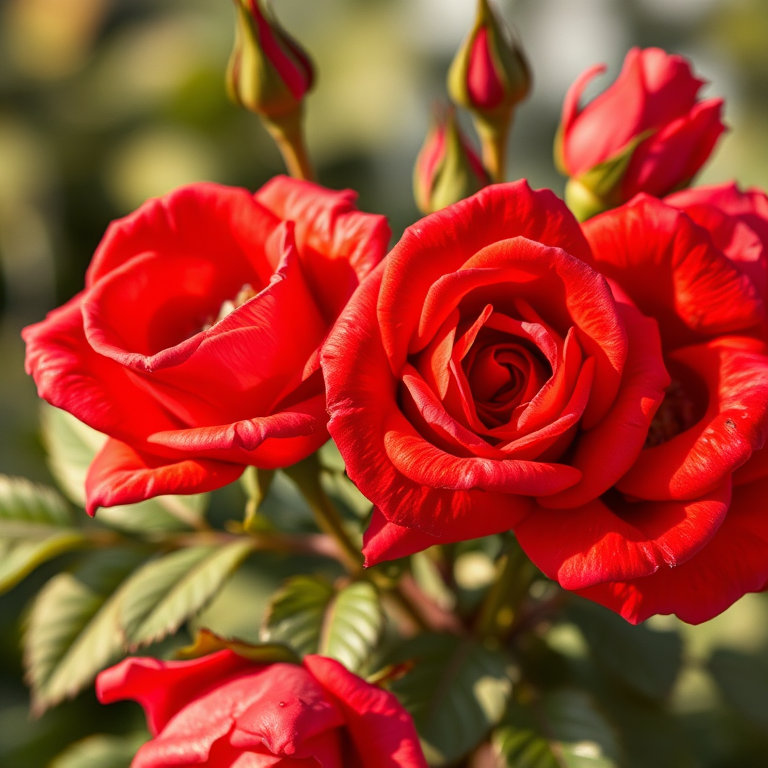 regenerate a vintage style illustration of red roses with intricate details, focus on petals and leaves, use a macro lens setting with f/2.8 aperture, 50mm focal length, and natural lighting to enhance color vibrancy and sharpness
