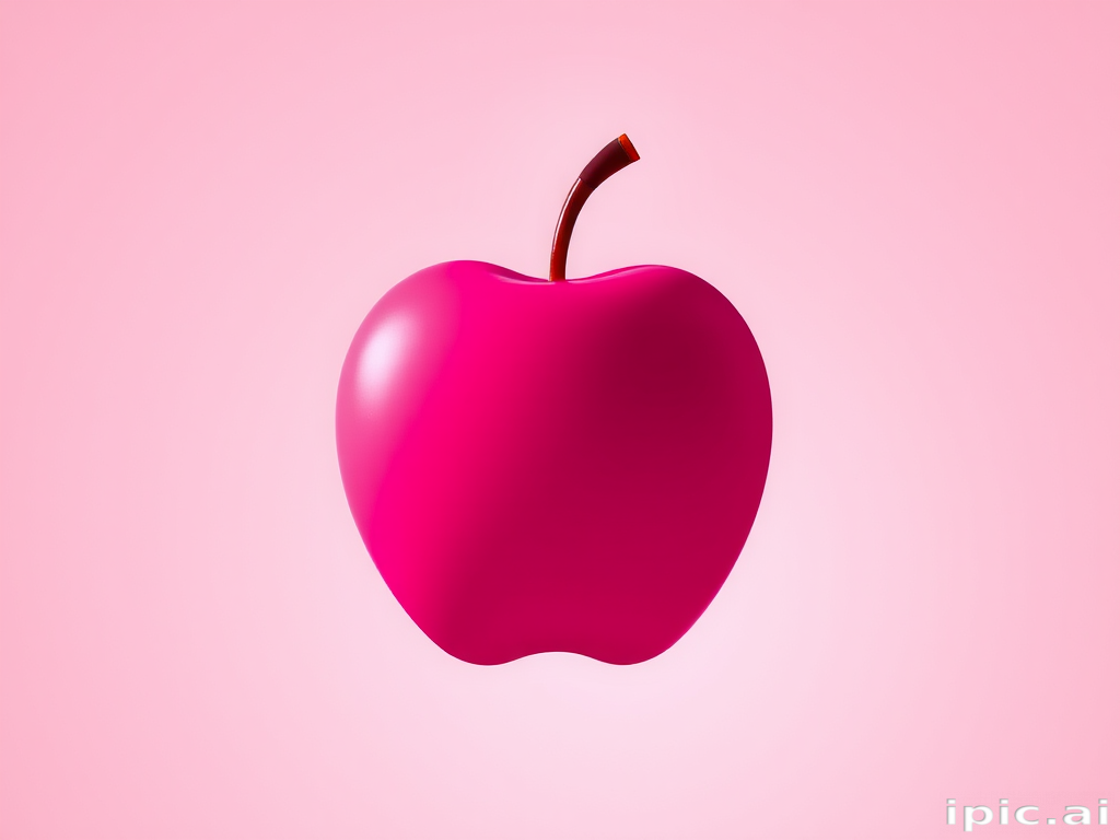 pink apple wallpaper