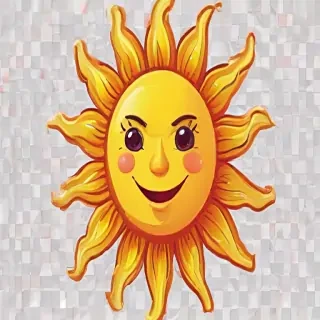 cartoon sun png