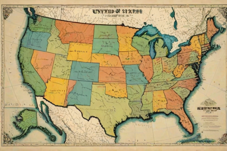 map of the united states