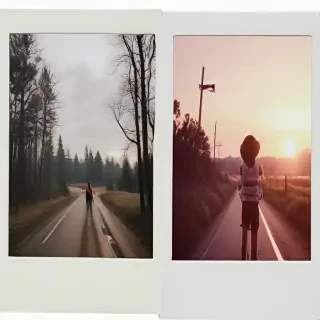 aesthetic polaroid frame