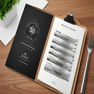 restaurant menu mockup free
