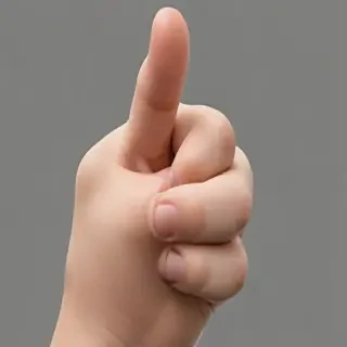 pointing finger png