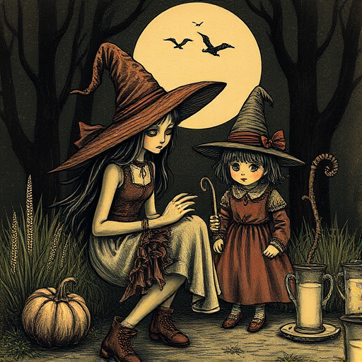 vintage witch images
