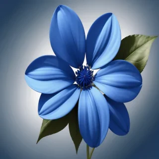 blue flower png