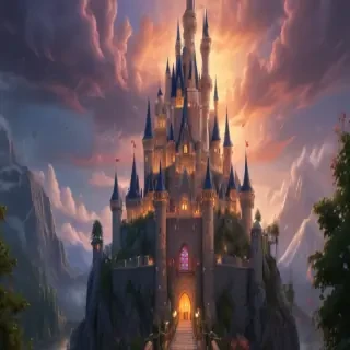cartoon of castle