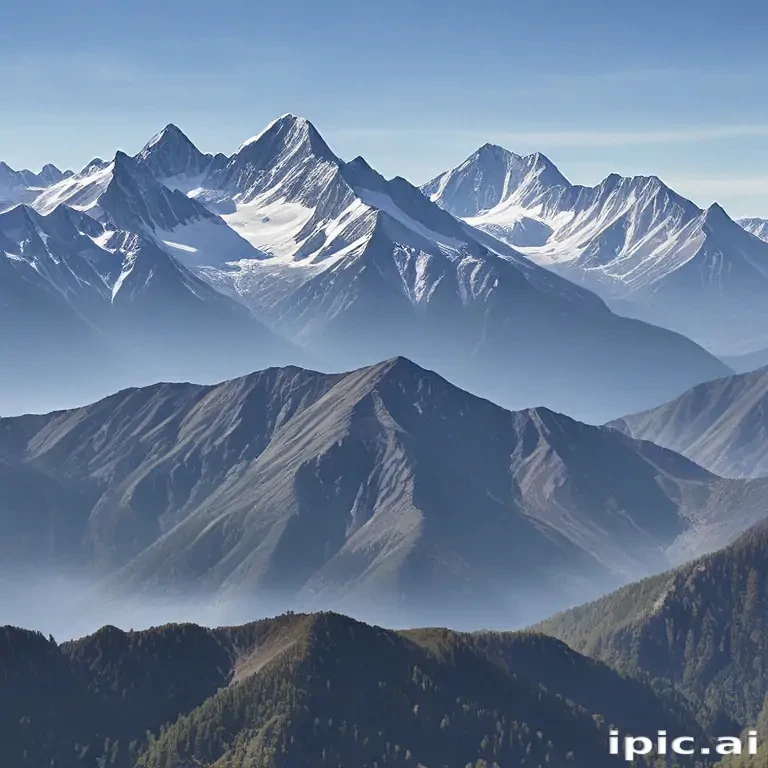mountains transparent