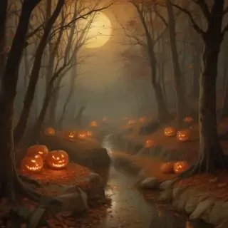 public domain vintage halloween art