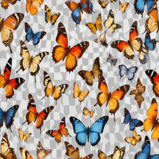 butterflies transparent background