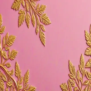 pink and gold background
