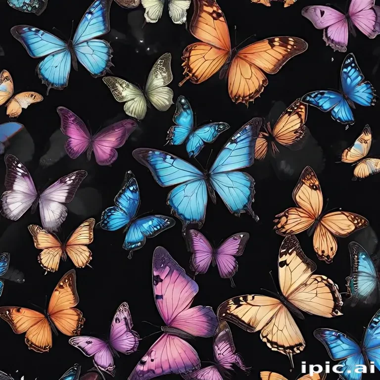 butterfly background aesthetic