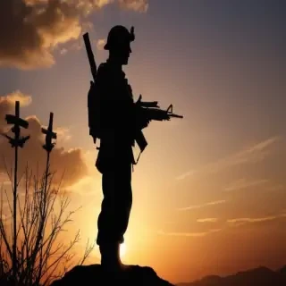 soldier silhouette png
