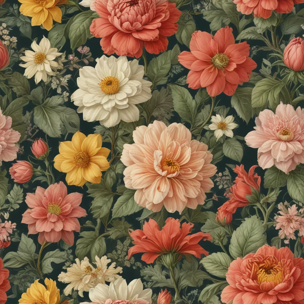 vintage flower illustration